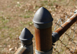 hercules custom iron fence post caps